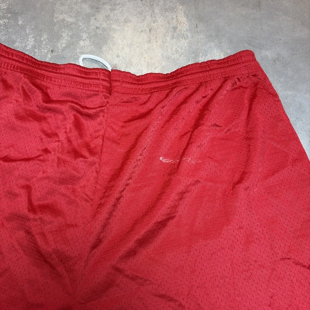 Vintage 80's Champion Chicago Bulls Mesh Gym Shorts Mens Large USA Made